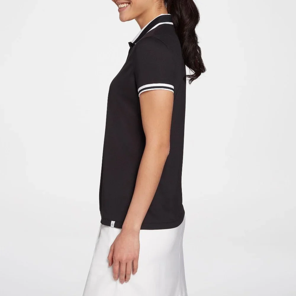 NWT Walter Hagen Women's Pique Rib Trim Short Sleeve Golf Polo - Picture 4 of 4